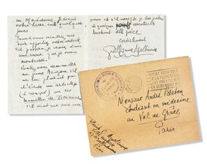 Brev till Andre Breton, 1918 av Guillaume Apollinaire
