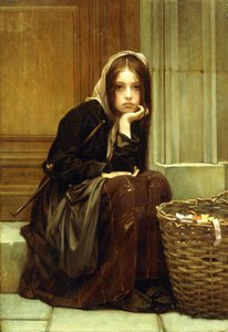 En korg med band, 1869 av Guillaume Charles Brun
