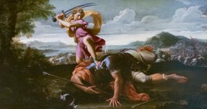 David och Goliat, sent 1650-tal (olja på duk)