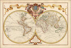 1720 års världskarta - Mappemonde a l