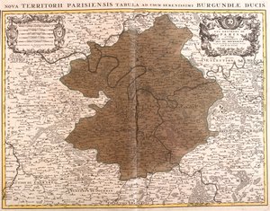 Paris, Frankrike av Guillaume Delisle
