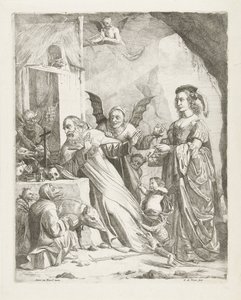 Frestelsen av St. Anthony av Guillaume Duvivier