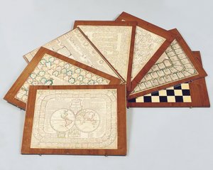 Spelbrädor från ett spelbord av Guillaume Kemp