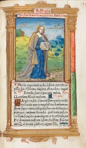 Tryckt timbok (Roms bruk): fol. 109r, Maria Magdalena av Guillaume Le Rouge