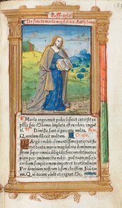 Tryckt timbok Användning av Rom: fol. 109r, Maria Magdalena, 1510.