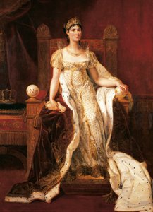 Porträtt av Josephine Bonaparte, av Guillaume Guillon Lethiere, olja på duk
