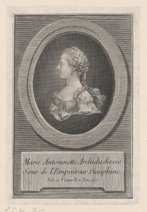 Marie Antoinette, prinsessa, 1770. av Guillaume Phillipe Benoist
