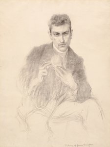 Porträtt av Magnus Enckell av Gunnar Berndtson