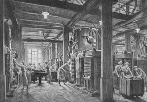 A Modern Oil Seed Crushing Plant, c1918, 1918 av Gunning King