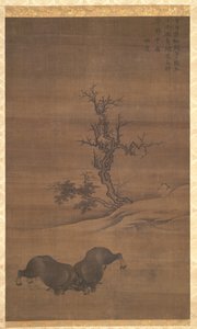 Herdboys and Buffalo in Landscapes, 1200-tal. av Guo Min