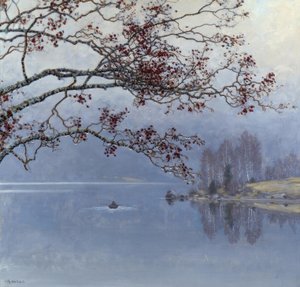 Höststämning vid sjön