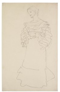 Bildnis Magda Mautner-Markhof Studie av Gustav Klimt