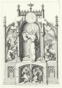 Fyra scener ur Martin Luthers liv (gravyr) av Gustav Ferdinand Leopold Konig