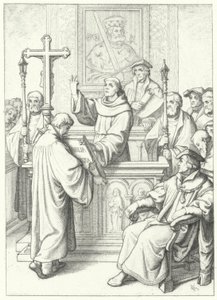 Martin Luther tilldelades sin doktorsexamen av Andreas Karlstadt vid universitetet i Wittenberg, 1512