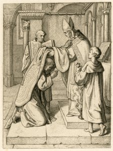 Martin Luther vigs till präst av Gustav Ferdinand Leopold Konig