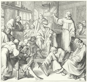 Leipzigdebatten, Andreas Karlstadt, Johann Eck och Martin Luther, 1519