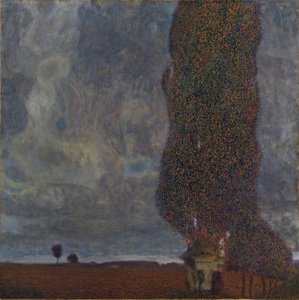 ”Uppbyggande åskväder” (Den stora poppeln II) av Gustav Klimt
