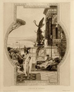 Das antike Theatre i Taormina av Gustav Klimt