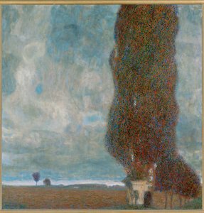 Den stora poppeln (II) eller Uppåtgående åskväder av Gustav Klimt