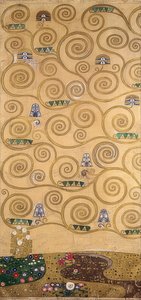 Design för stocletfrisen. Detalj. 1905/09 av Gustav Klimt