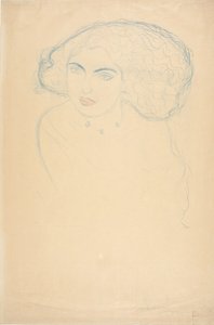 Chef för en kvinna, ca. 1916. av Gustav Klimt