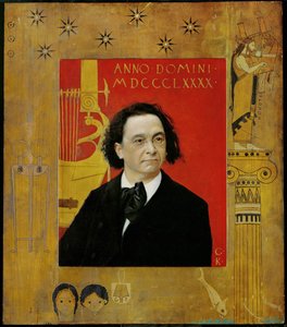 Joseph Pembauer, pianist och pianopedagog av Gustav Klimt