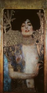 Judith med huvudet av Holofernes av Gustav Klimt