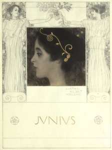 ”Junius” (Förlaga till: Gerlach  Schenk, Allegorien N.F. nr 53) av Gustav Klimt