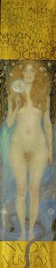 Naken Veritas av Gustav Klimt
