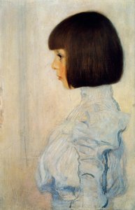 Porträtt av Helene Klimt, 1898 av Gustav Klimt