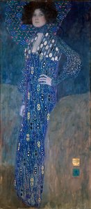 Porträtt av Madame Floge av Gustav Klimt