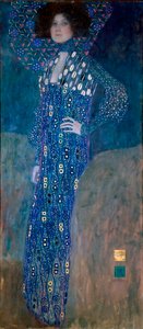 Porträtt av Madame Floge av Gustav Klimt