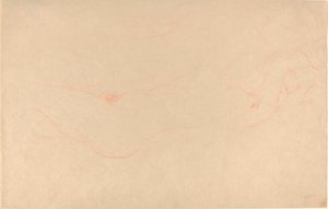 Liggande kvinna av Gustav Klimt
