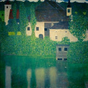 Kammer am Attersee slott I av Gustav Klimt