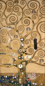 Skisser till frisen för Palais Stoclet i Bryssel, Belgien (akvarell och blyerts på papper) av Gustav Klimt