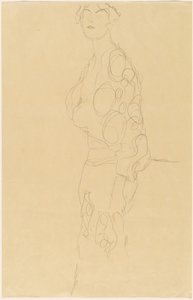 Stående Kvinna av Gustav Klimt