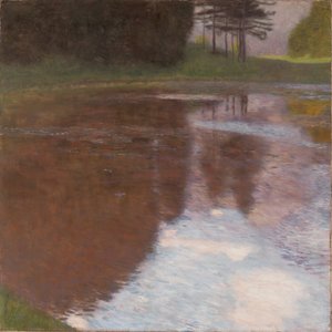 Stiller Weiher (Egelsee nära Golling, Salzburg) av Gustav Klimt