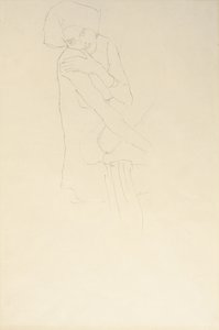 Studie för Adele Bloch-Bauer II, 1911 av Gustav Klimt