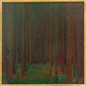 Tannenwald I av Gustav Klimt