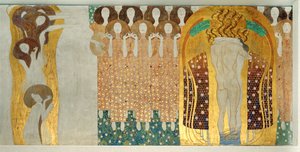 Beethoven-frisen, detalj av Gustav Klimt