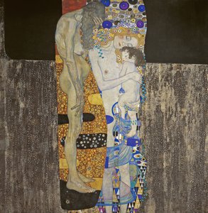 Kvinnans tre åldrar av Gustav Klimt