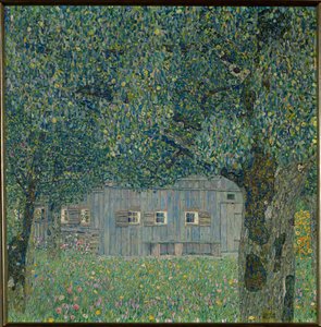 Bondgård i övre Österrike av Gustav Klimt