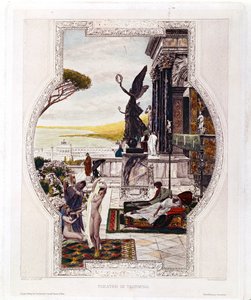 Burgtheater Wien (hovteatern) av Gustav Klimt