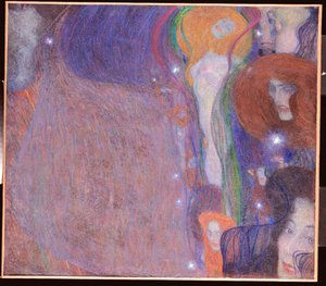 Will-O"-The Wisps, 1903 av Gustav Klimt