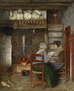 Interieurszene av Gustav Köhler
