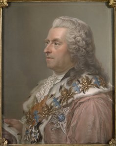 Porträtt av greve Carl Gustaf Tessin (1695-1770), av Lundberg, Gustaf (1695-1786). Pastell på papper av Gustav Lundberg