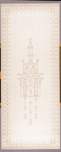 Gardinpanel, ca 1908 (bomull och linne) av Gustav Stickley
