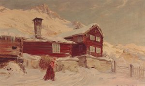 Från Sandbu Farm (olja på duk) av Gustav Wentzel