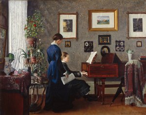 Musiklektion av Gustav Wentzel