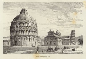 Katedraltorget, Pisa av Gustave Bauernfeind